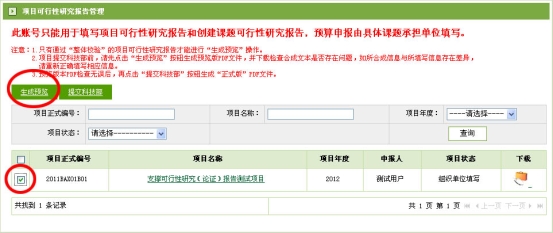 項(xiàng)目可行性研究（論證）報(bào)告生成預(yù)覽