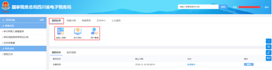四川省電子稅務(wù)局我的信息