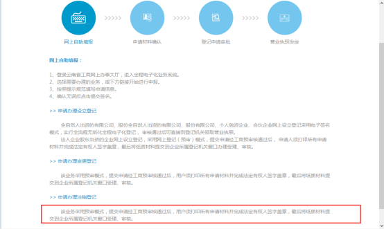 全程電子化登記申請(qǐng)辦理流程說明
