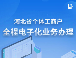 河北省個(gè)體工商戶全程電子化業(yè)務(wù)辦理APP操作流程說明