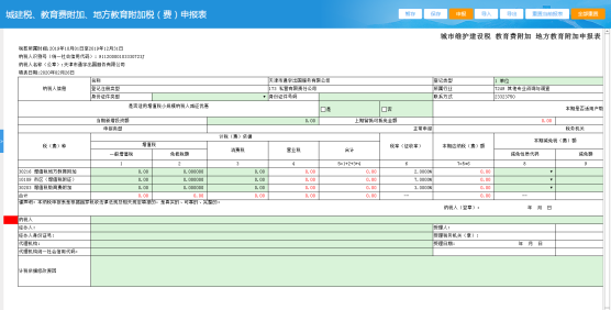 填寫申報表