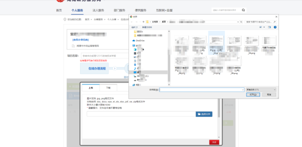 提交申請材料