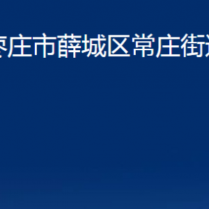 棗莊市薛城區(qū)常莊街道辦事處各部門對(duì)外聯(lián)系電話