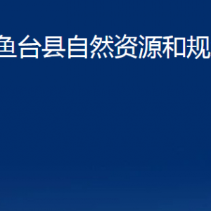 魚(yú)臺(tái)縣自然資源和規(guī)劃局各部門(mén)職責(zé)及聯(lián)系電話