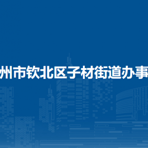 欽州市欽北區(qū)子材街道辦事處各部門負責人和聯(lián)系電話