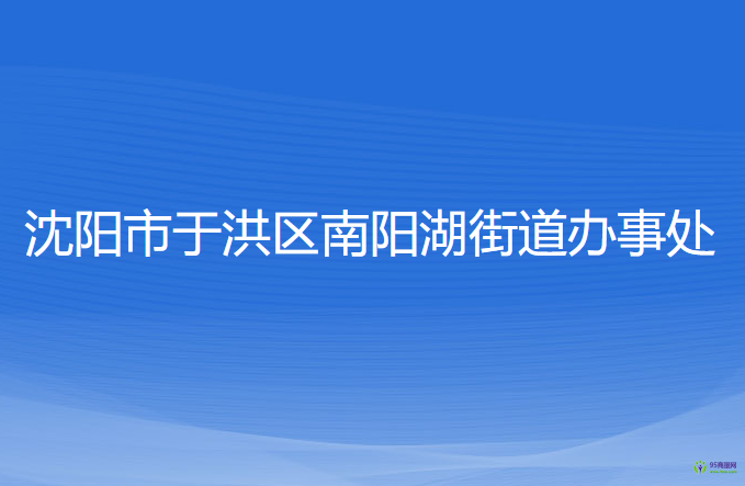 沈陽(yáng)市于洪區(qū)南陽(yáng)湖街道辦事處