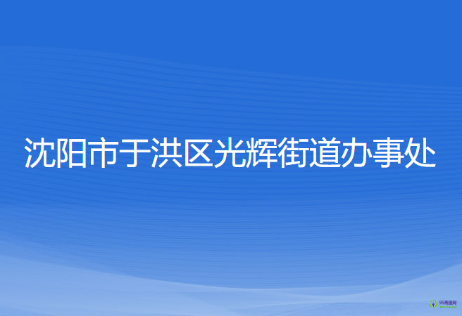 沈陽市于洪區(qū)光輝街道辦事處