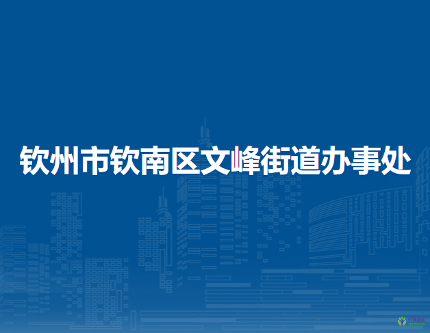 欽州市欽南區(qū)文峰街道辦事處